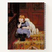 Sympathie (door Briton Riviere) Notitieboek (Achterkant)