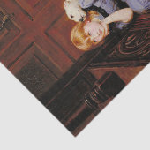 Sympathie (door Briton Riviere) Tissuepapier (Detail)