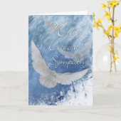 Sympathie duikt op met diepste sympathie kaart (Gele Bloem)