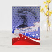 Sympathie: Eagle met sterren en strepen Kaart (Gele Bloem)