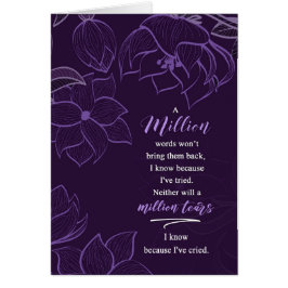 Sympathie een miljoen tranen in diepe pruimelbotan