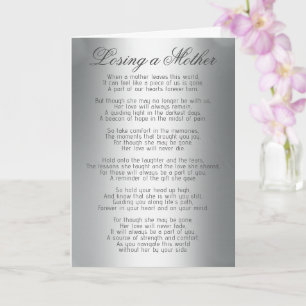 sympathie   Een moederkaart verliezen Kaart