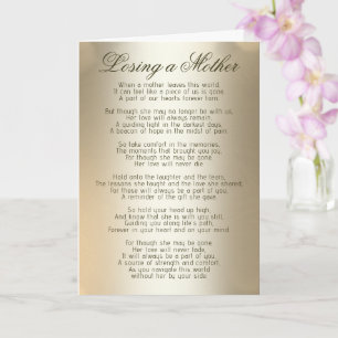 sympathie   Een moederkaart verliezen Kaart