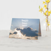 SYMPATHIE, EIND VAN DE RAINBOW-kaart Kaart (Gele Bloem)