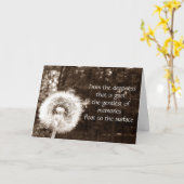 Sympathie en zorg kaart (Gele Bloem)