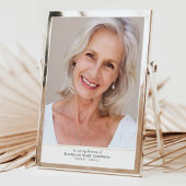 Sympathie Eucalyptus Cross Funeral Bedankkaart