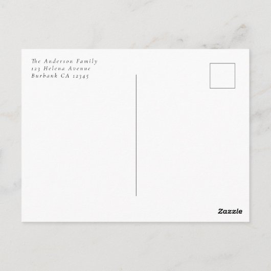 Sympathie Eucalyptus Funeral Hartelijk dank Briefkaart (Achterkant)