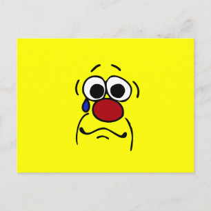 Sympathie Face Grumpey Briefkaart