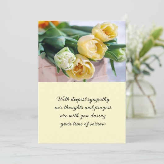 Sympathie Flat Kaart (Staand voorkant)
