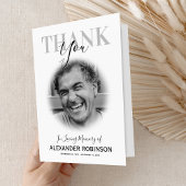 Sympathie foto begrafenis bedankkaart