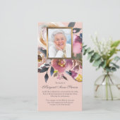 Sympathie Foto Bloemen Begrafenis Dank u Kaarten (Staand voorkant)