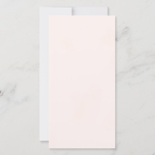 Sympathie Foto Blush Pink Waterverf Memorial Card (Achterkant)
