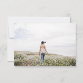 Sympathie Foto Eucalyptus Funeral Hartelijk dank Bedankkaart (Achterkant)