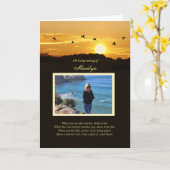 Sympathie Foto met Spiritueel gedicht van de Naam  Kaart (Gele Bloem)