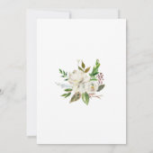 Sympathie Funeral bedankt jullie Waterverf Floral  (Achterkant)