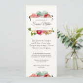 Sympathie Funeral Bedankt voor de Floral foto Kaart (Staand voorkant)