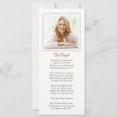 Sympathie Funeral Bedankt voor de Floral foto Kaart (Achterkant)