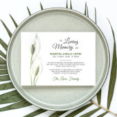 Sympathie Funeral Calla Lily Flowers Bedankkaart