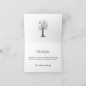 Sympathie Funeral Dank je foto Kaart (Binnen)