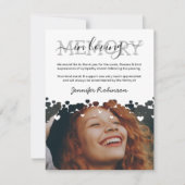 Sympathie Funeral Dank u Bedankkaart (Voorkant)