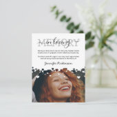 Sympathie Funeral Dank u Bedankkaart (Staand voorkant)