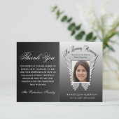 Sympathie Funeral Foto bedankt (Staand voorkant)