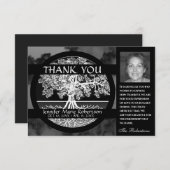 Sympathie Funeral Foto: DANK U Boom van het leven (Voorkant / Achterkant)