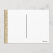 Sympathie Funeral Foto: DANK U MET Hart Briefkaart (Achterkant)