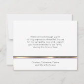 Sympathie Funeral Memorial Hartelijk dank voor Gol (Achterkant)