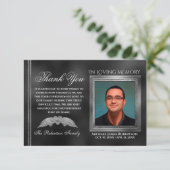 Sympathie Funeral Photo DANK U (Staand voorkant)