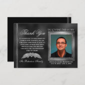 Sympathie Funeral Photo DANK U (Voorkant / Achterkant)