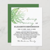 Sympathie Geheugen /Dank u. (Voorkant / Achterkant)