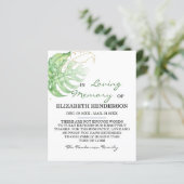 Sympathie Geheugen /Dank u. (Staand voorkant)