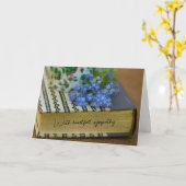 Sympathie Gevouwen Kaart (Gele Bloem)