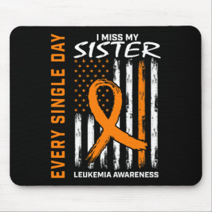 Sympathie Gifts Verlies van Zuster Oranje Leukemie Muismat