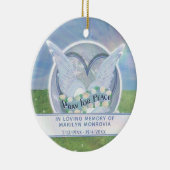 Sympathie Gigne keramische sierbloem Keramisch Ornament (Rechts)