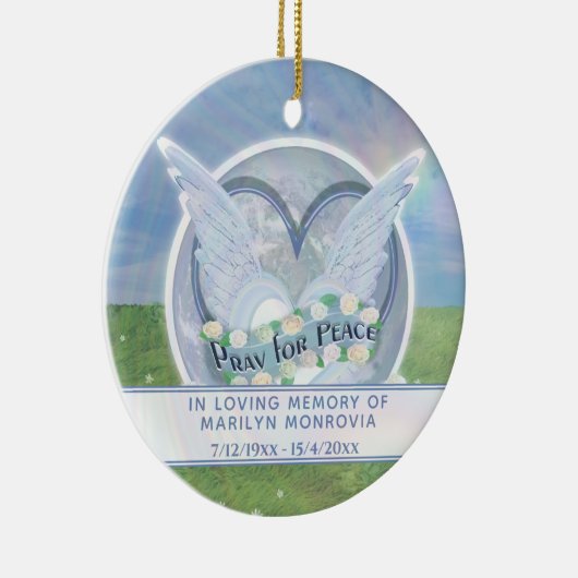 Sympathie Gigne keramische sierbloem Keramisch Ornament (Rechts)