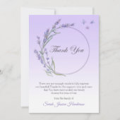 Sympathie gradiënt lavender kaart (Voorkant)