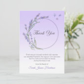 Sympathie gradiënt lavender kaart (Staand voorkant)