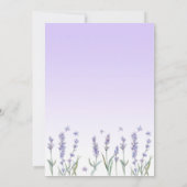 Sympathie gradiënt lavender kaart (Achterkant)