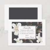 Sympathie Hartelijk dank Bedankkaart (Voorkant / Achterkant)