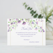 Sympathie Hartelijk dank Bedankkaart (Staand voorkant)