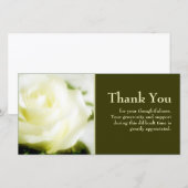 Sympathie Hartelijk dank Bedankkaart (Voorkant / Achterkant)
