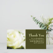 Sympathie Hartelijk dank Bedankkaart (Staand voorkant)