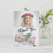 Sympathie Hartelijk dank Kaart (Staand voorkant)