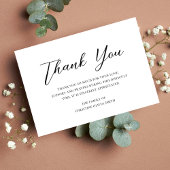 Sympathie Hartelijk dank voor de begrafenisbriefka Bedankkaart