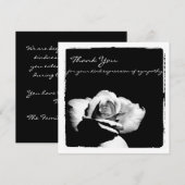 Sympathie Hartelijk dank voor uw flatfoto-kaart Bedankkaart (Voorkant / Achterkant)