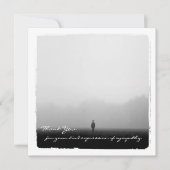 Sympathie Hartelijk dank voor uw flatfoto-kaart Bedankkaart (Voorkant)