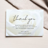 Sympathie Hartelijk dank voor uw Floral Roos Berea Bedankkaart