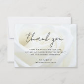 Sympathie Hartelijk dank voor uw Floral Roos Berea Bedankkaart (Voorkant)